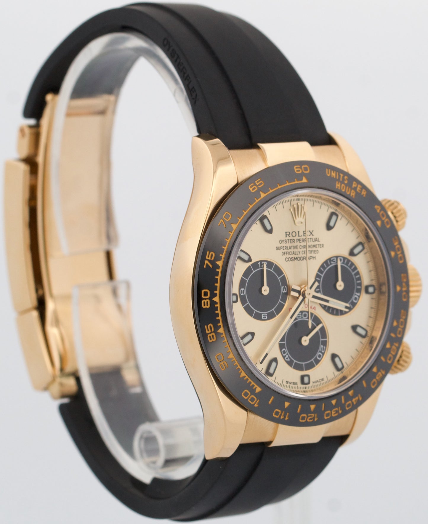 2022 PAPERS Rolex Daytona PIKACHU Champagne 18K YML Oysterflex 116518 LN BOX