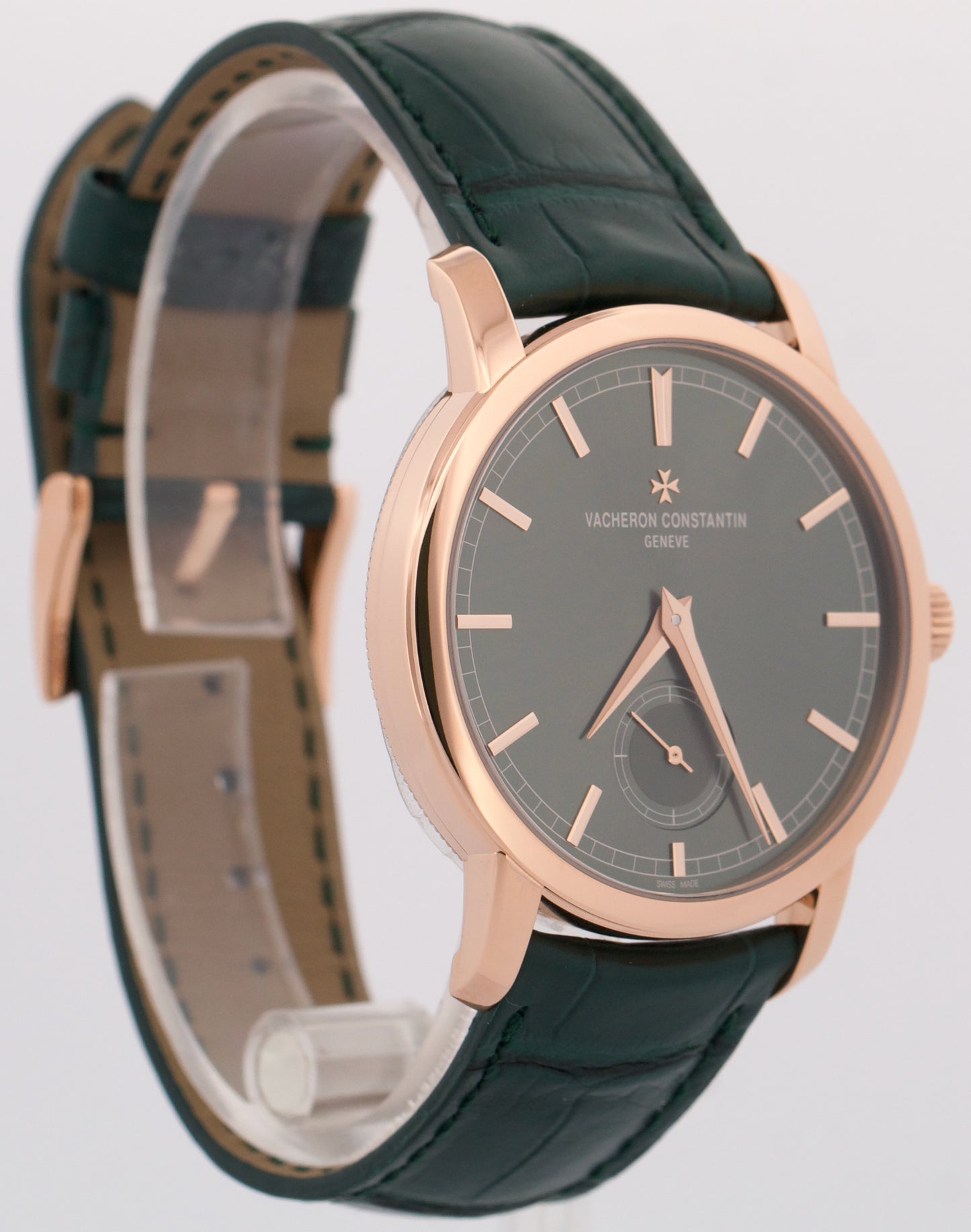 2024 PAPERS Vacheron Constantin Traditionnelle GREEN 18K Gold 38mm 82172 BOX