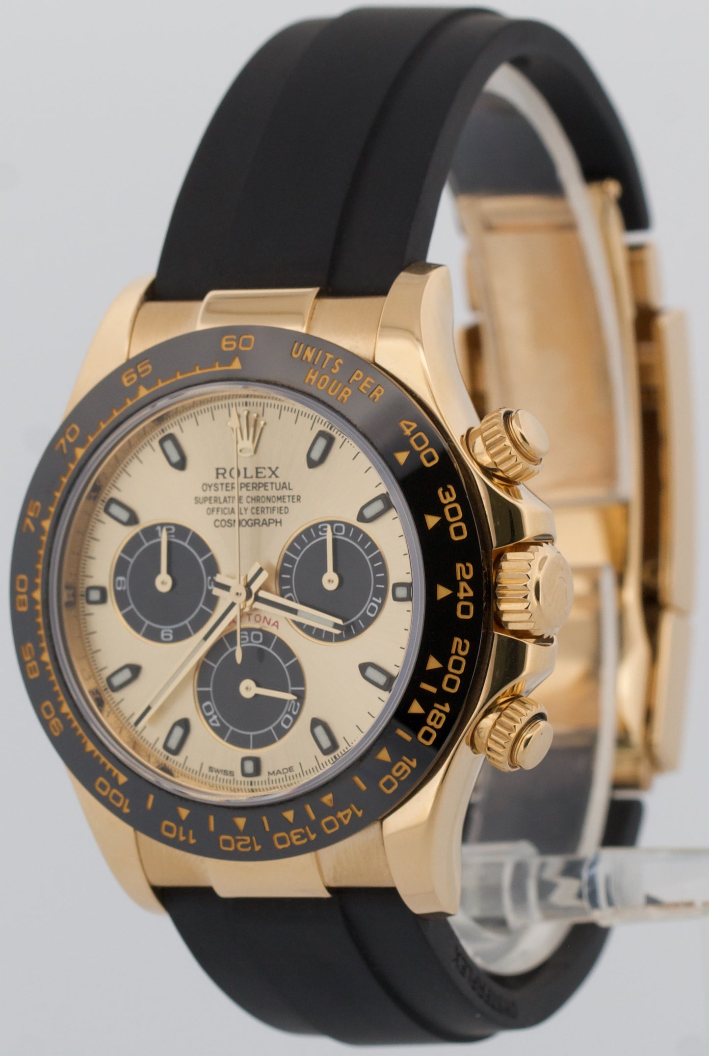 2022 PAPERS Rolex Daytona PIKACHU Champagne 18K YML Oysterflex 116518 LN BOX