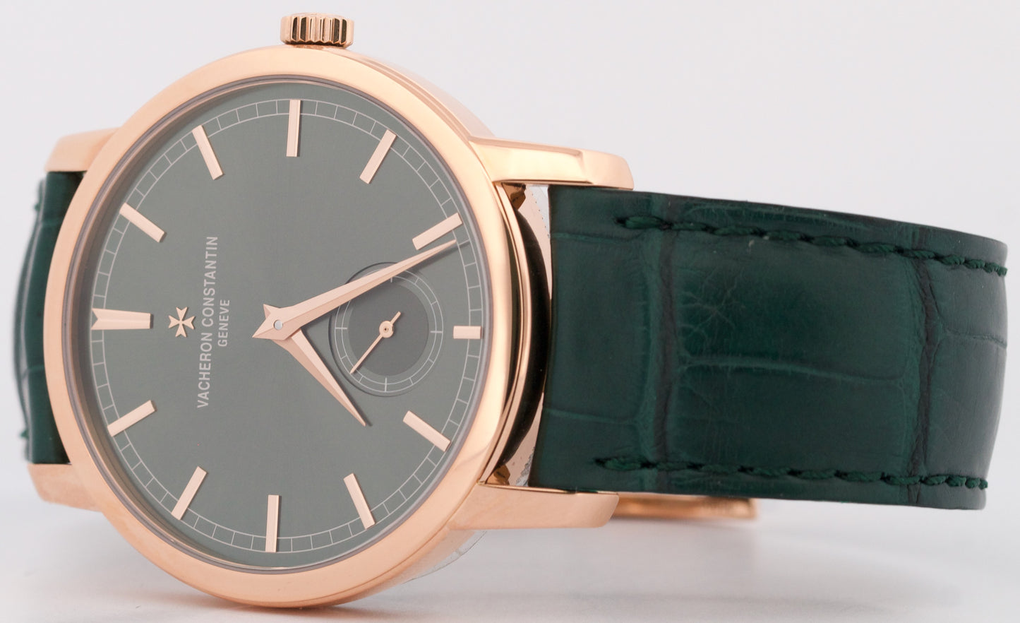2024 PAPERS Vacheron Constantin Traditionnelle GREEN 18K Gold 38mm 82172 BOX