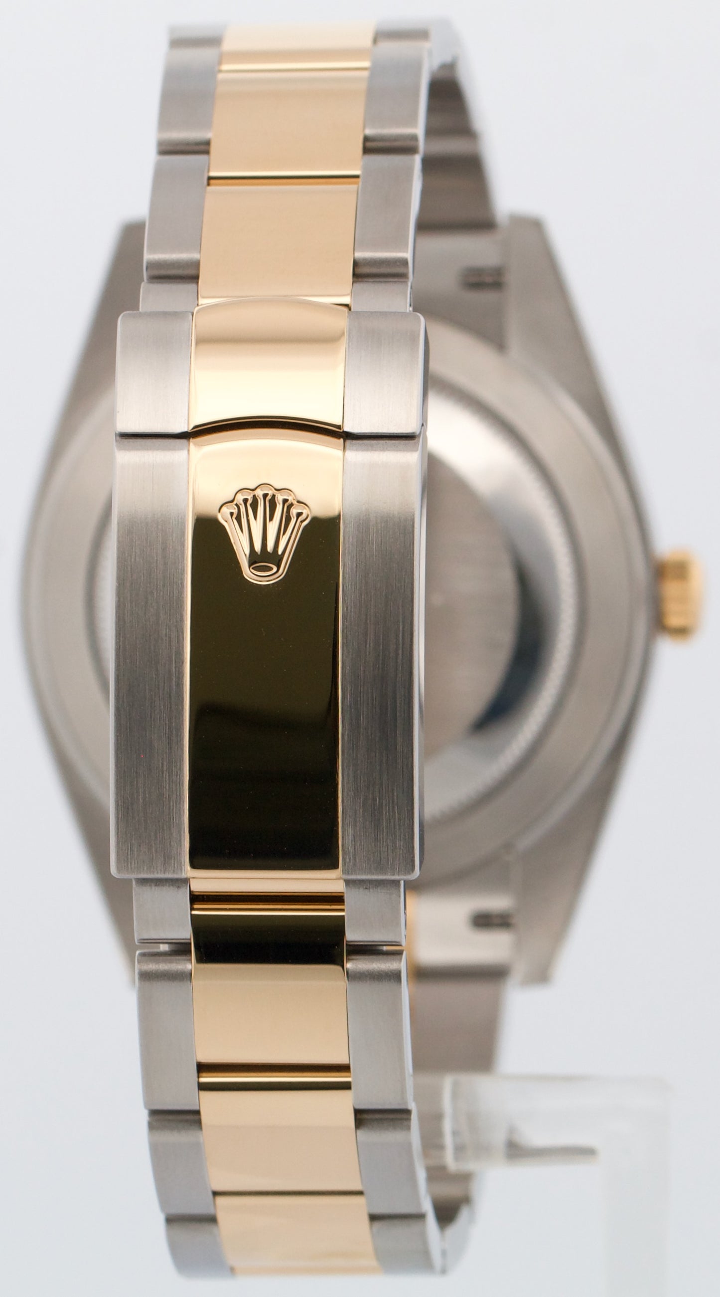 2021 PAPERS Rolex DateJust 41 BLACK 18K Gold Steel OYSTER 41mm 126333 Watch BOX
