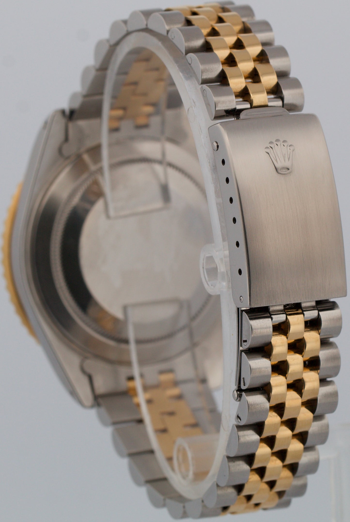 Rolex GMT-Master II ROOT BEER Two-Tone 18K Gold JUBILEE Steel Brown 16713 Watch