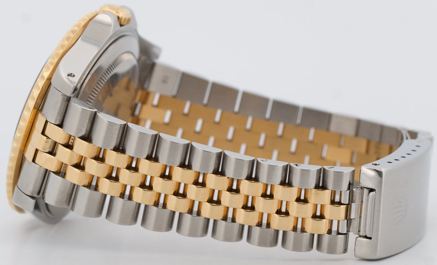 Rolex GMT-Master II ROOT BEER Two-Tone 18K Gold JUBILEE Steel Brown 16713 Watch