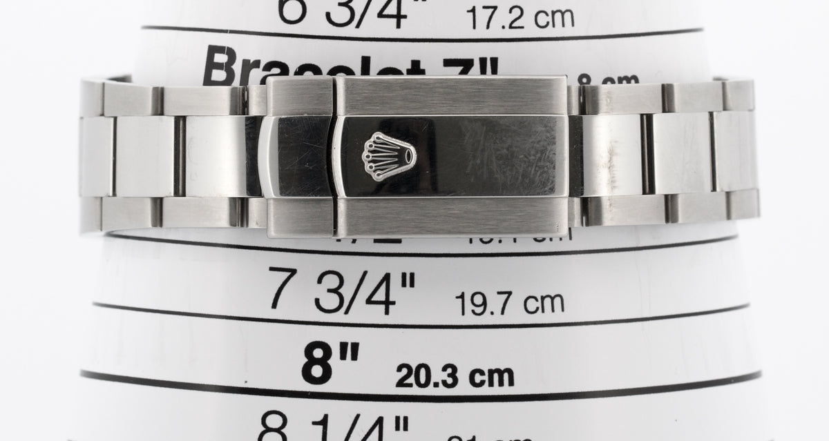 Unpolished 2007 Rolex DateJust 116264 Turn-O-Graph White 18K Steel Box Papers