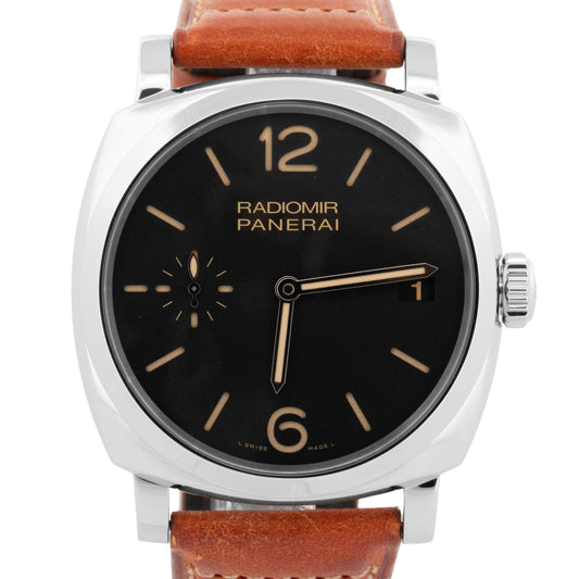 PAPERS Panerai Radiomir 1940 PAM 514 Stainless Steel 47mm Watch PAM00514 BOX