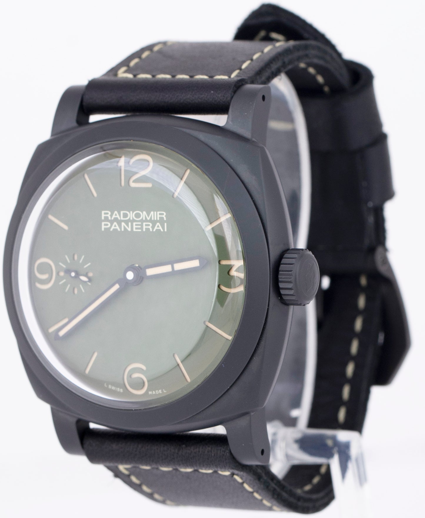 PAPERS Panerai Radiomir PAM00997 Military Green 48mm PAM 997 Black Ceramic BOX