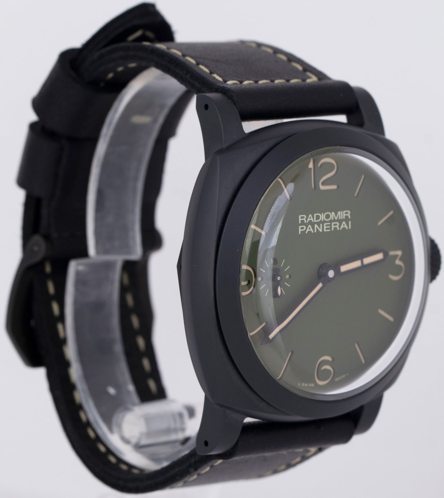PAPERS Panerai Radiomir PAM00997 Military Green 48mm PAM 997 Black Ceramic BOX