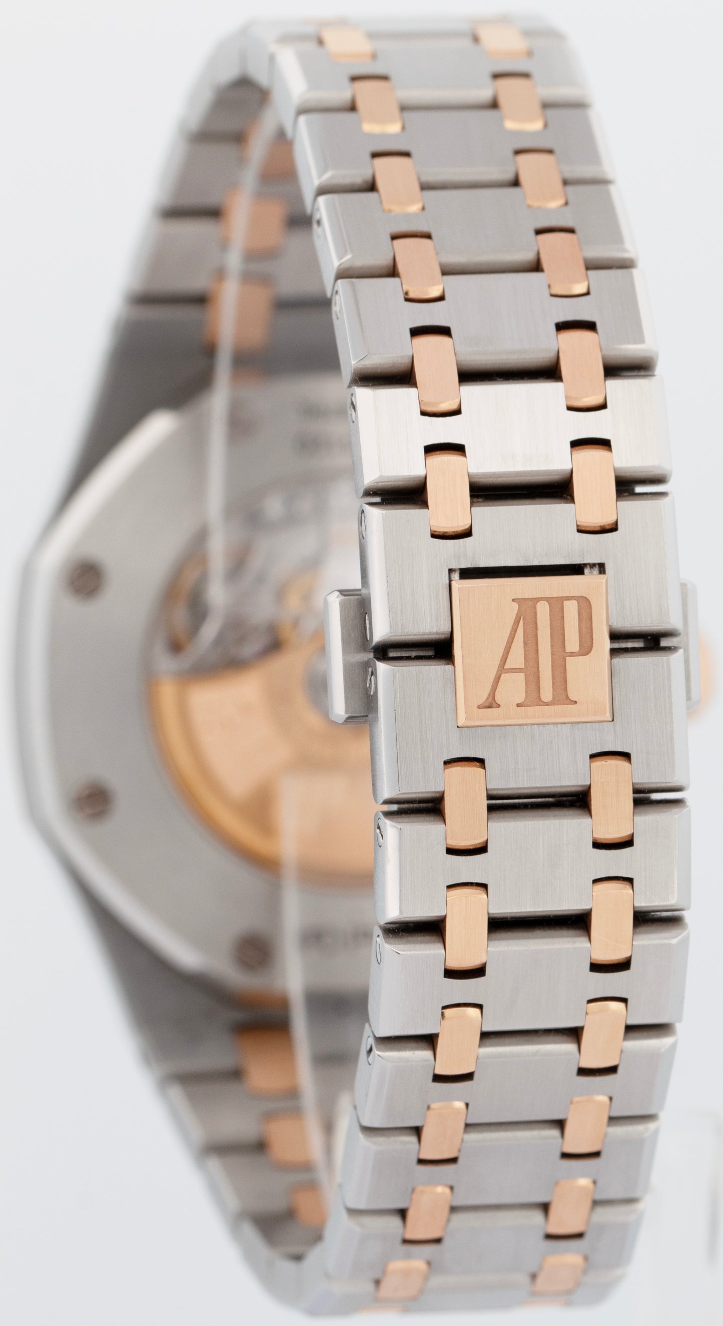 PAPERS Audemars Piguet Royal Oak WHITE Steel Gold 41mm 15400SR.OO.1220SR.01 BOX