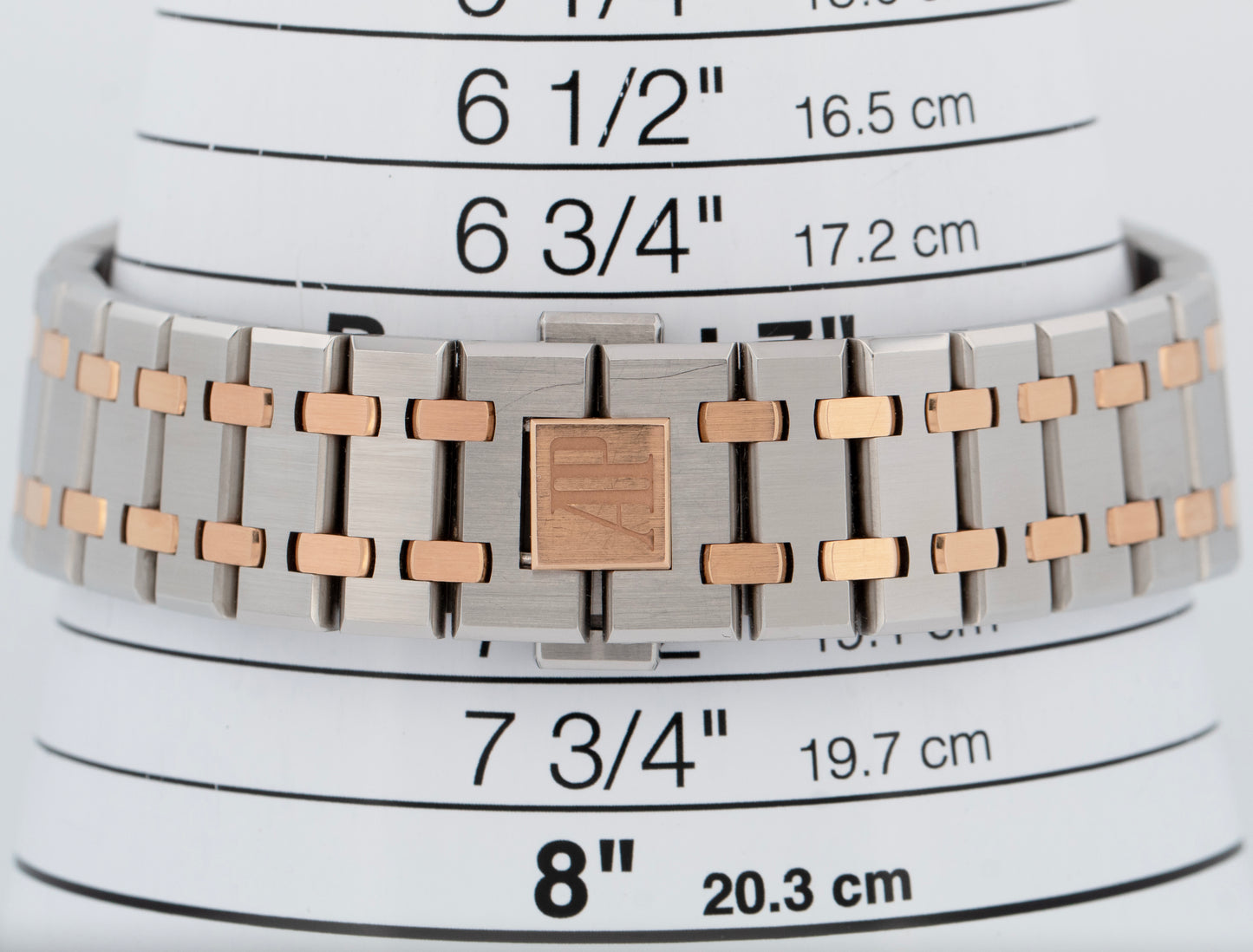 PAPERS Audemars Piguet Royal Oak WHITE Steel Gold 41mm 15400SR.OO.1220SR.01 BOX
