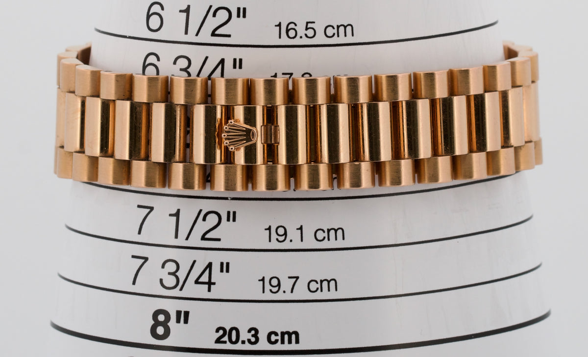 Rolex Day-Date II 218235 41mm President Pink Concentric Roman 18K Box Papers