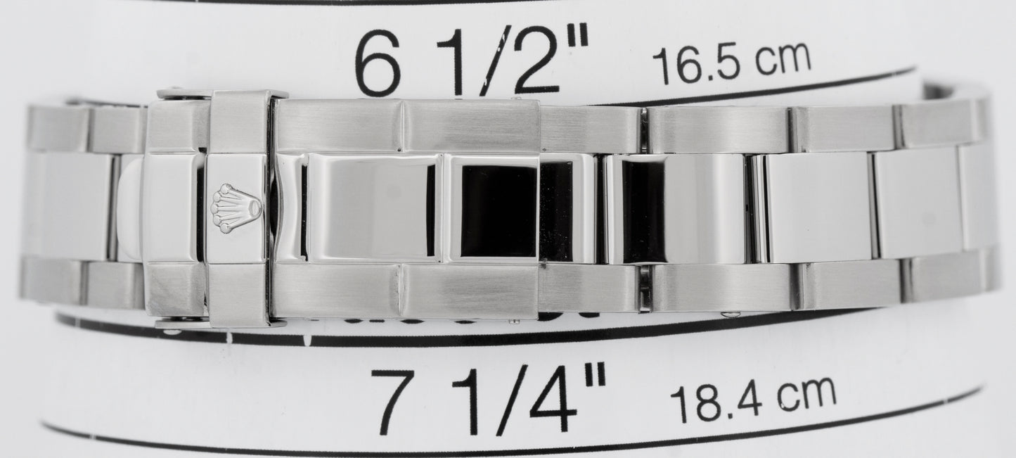 2021 Service Rolex Yacht-Master Mid-Size PLATINUM Stainless 35mm Watch 168622
