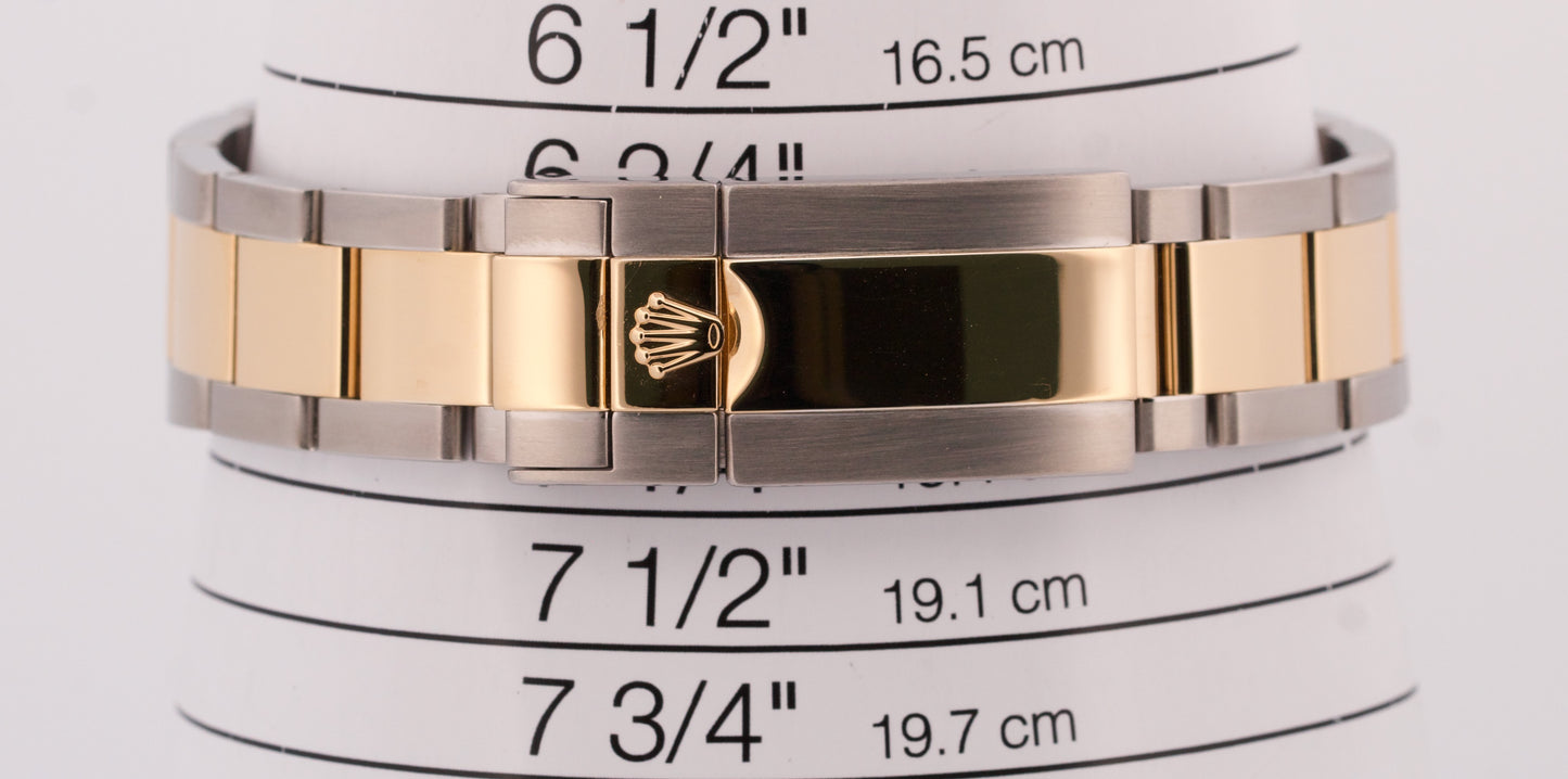 Rolex Daytona Cosmograph BLUE RACING 18K Yellow Gold Two-Tone Stainless 116523
