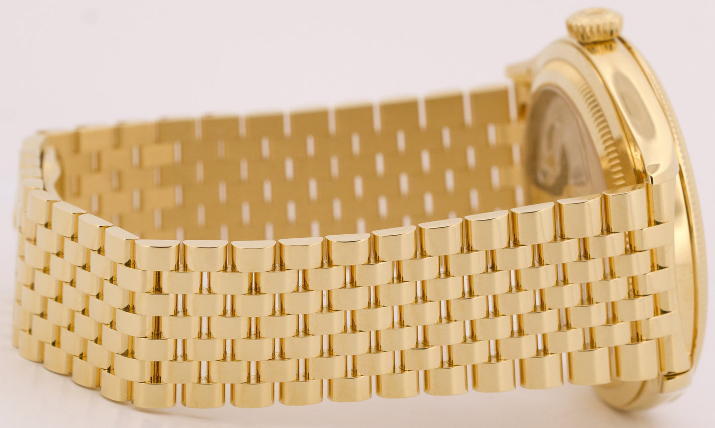 2025 PAPERS Rolex 1908 WHITE Arabic 18K Yellow Gold SETTIMO 39mm 52508 Watch BOX