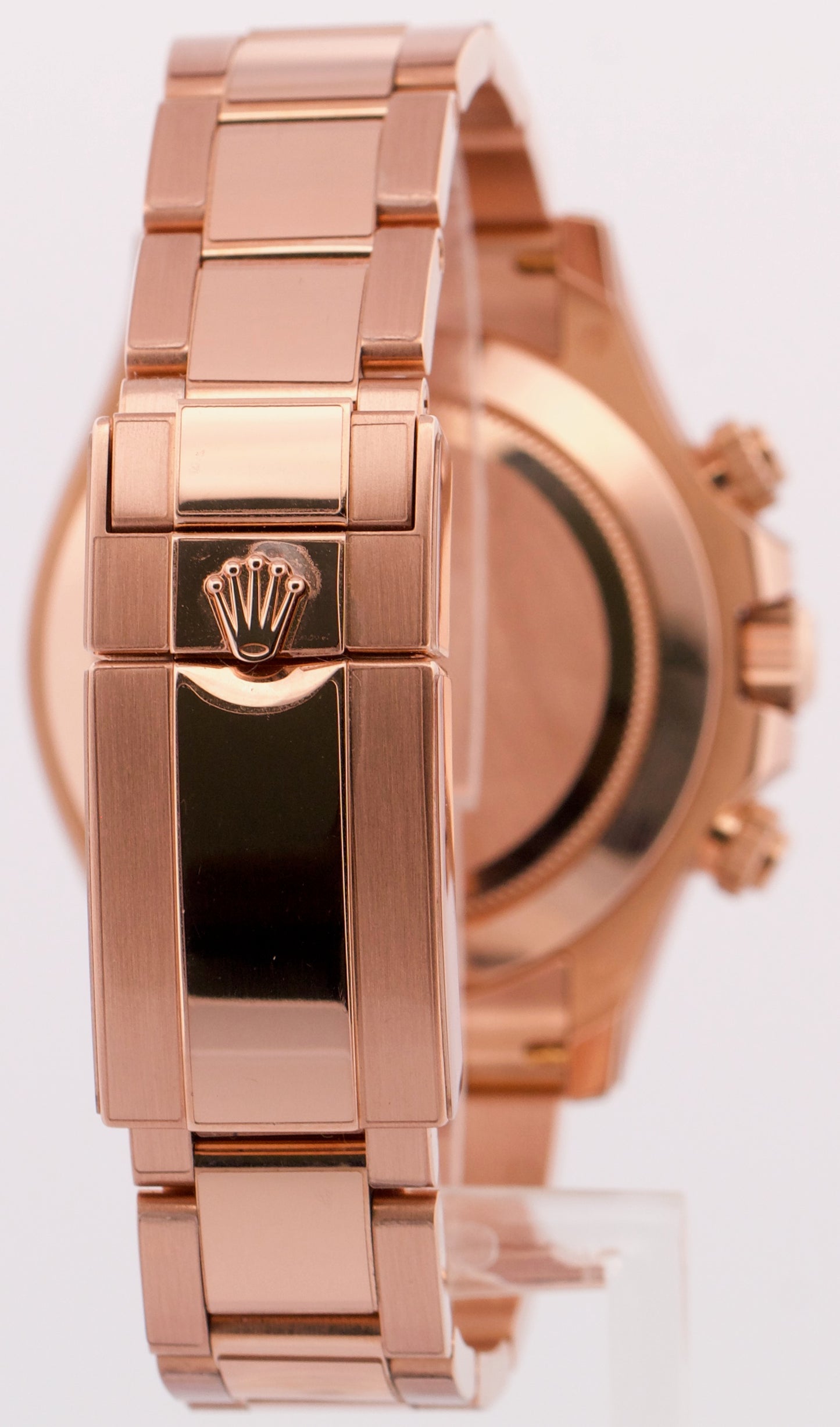 PAPERS Rolex Daytona CHOCOLATE ARABIC 40mm Brown 18K Rose Gold 116505 BOX