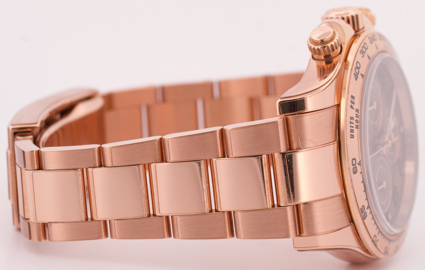 PAPERS Rolex Daytona CHOCOLATE ARABIC 40mm Brown 18K Rose Gold 116505 BOX