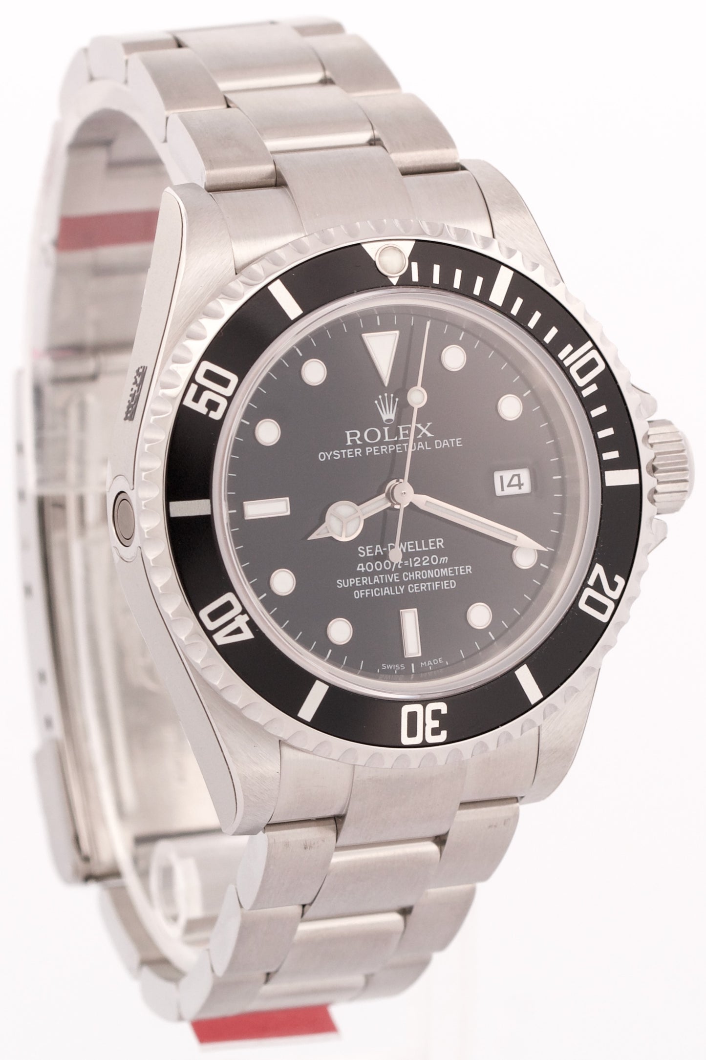 NEW STICKERED Rolex Sea-Dweller 16600 40mm Black Oyster NOS Steel Watch BOX