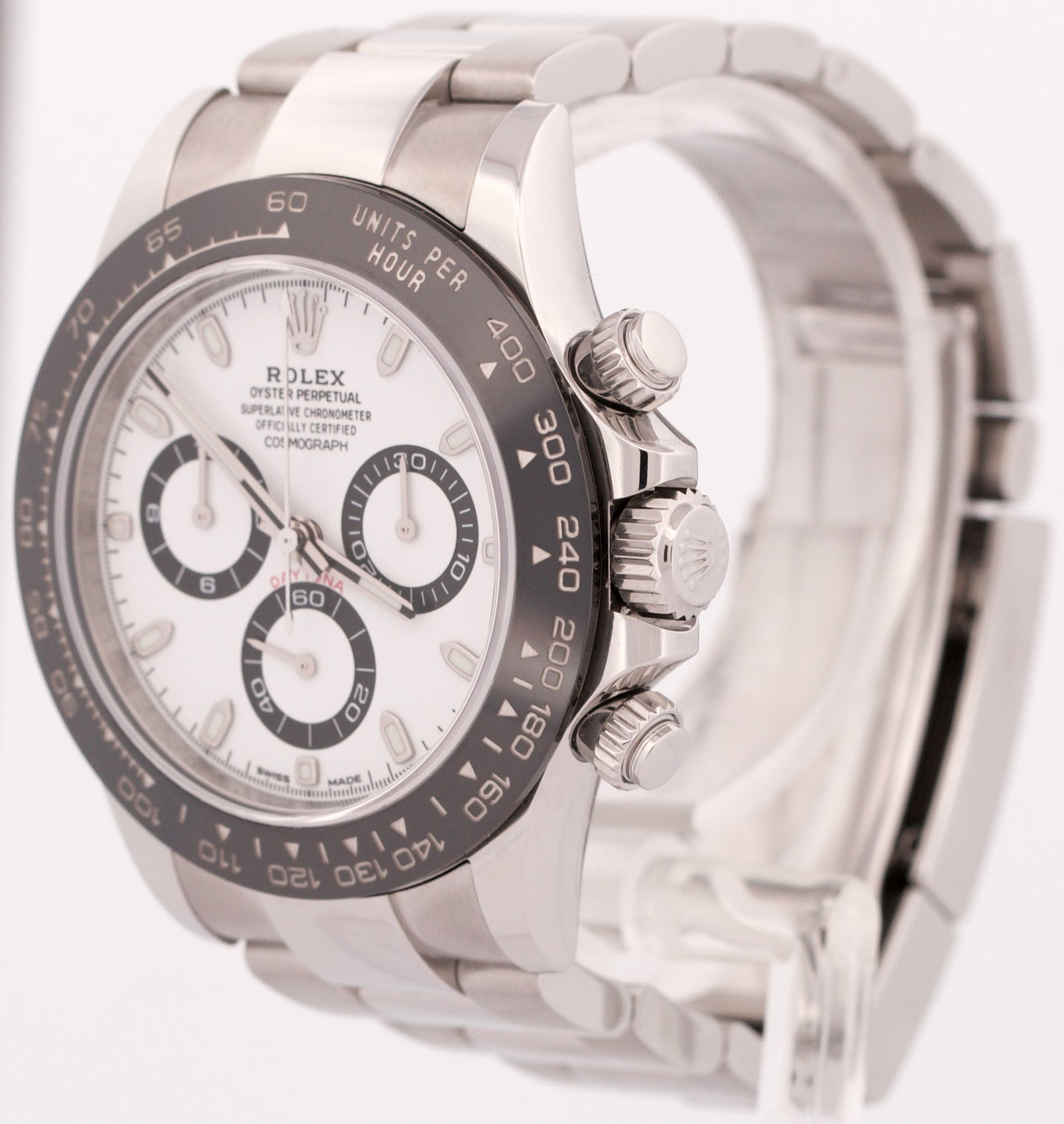 MINT 2023 Rolex Daytona Cosmograph 40mm PANDA White Steel Ceramic 116500 LN