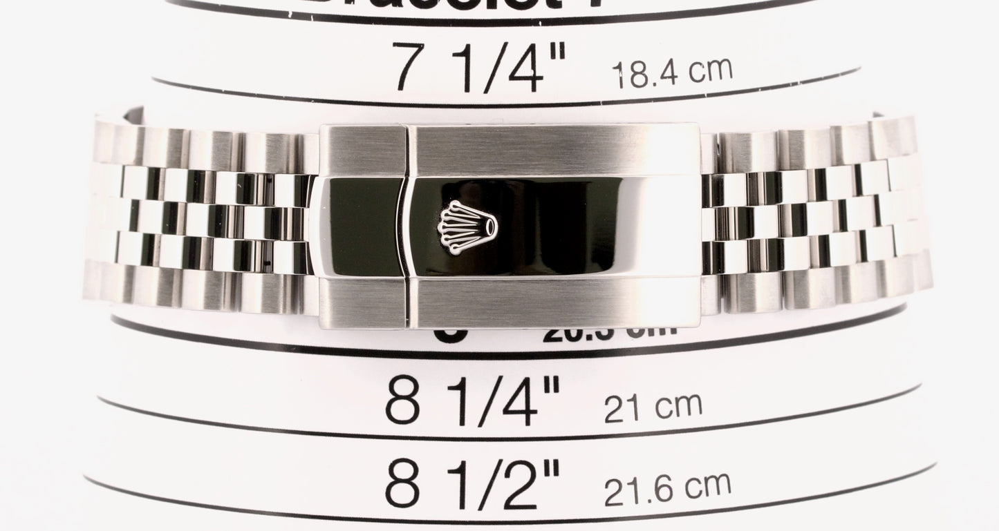 Rolex Sky-Dweller BLUE Stainless Steel 18K White Gold 42mm JUBILEE 326934 Watch