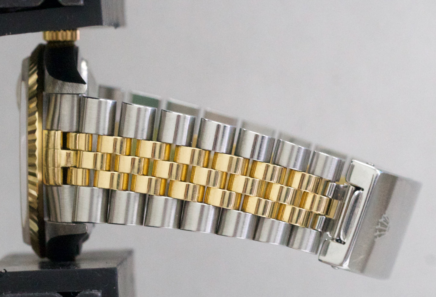 UNPOLISHED PAPERS Rolex DateJust 36mm CHAMPAGNE DIAMOND 18K JUBILEE 16233 BOX