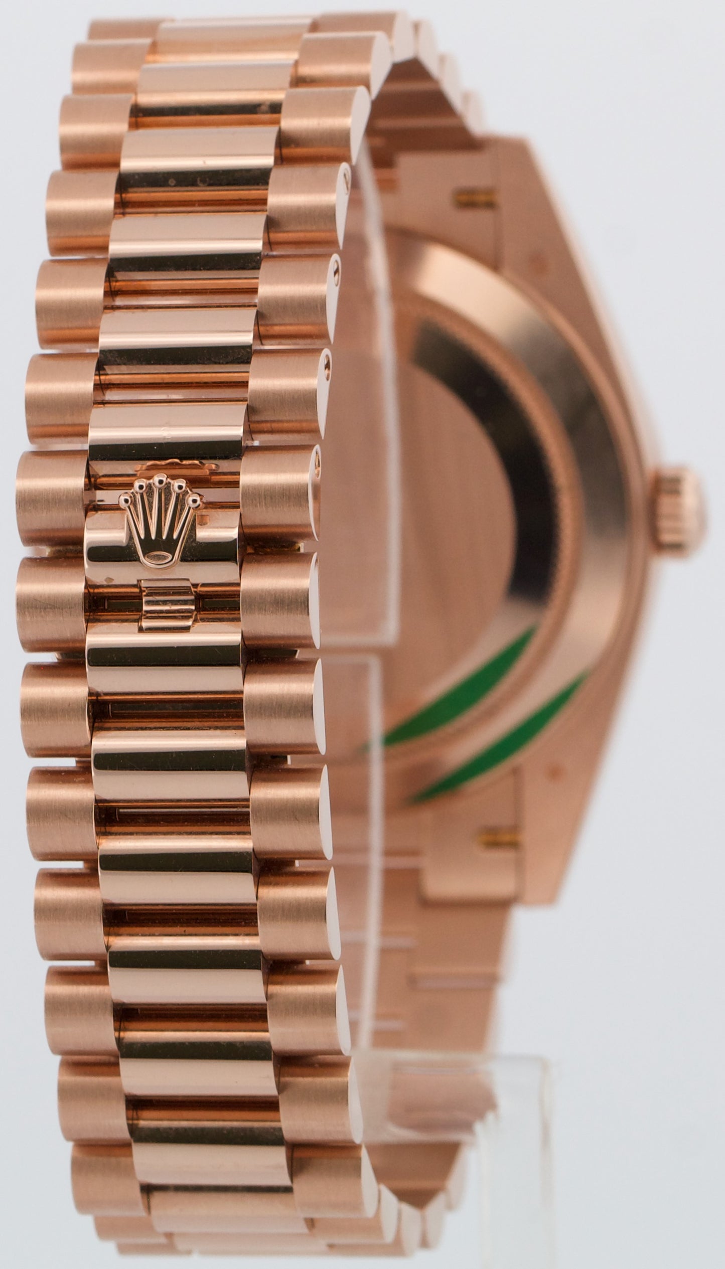 2024 PAPERS Rolex Day-Date President 40mm SUNDUST ROMAN 18K Rose Gold 228235 BOX