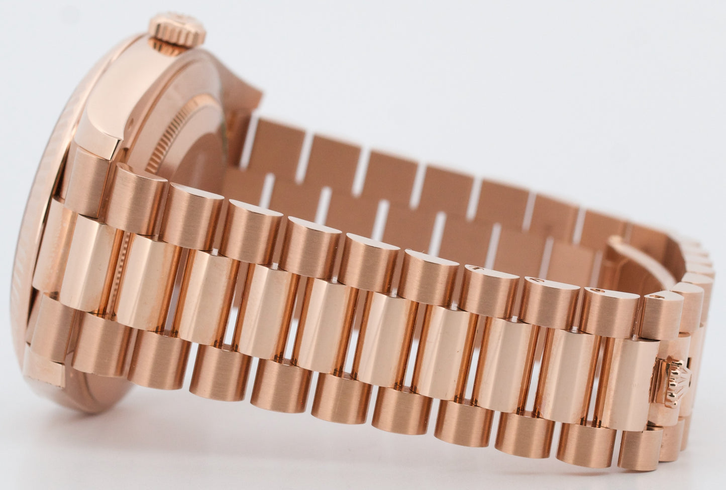 2024 PAPERS Rolex Day-Date President 40mm SUNDUST ROMAN 18K Rose Gold 228235 BOX