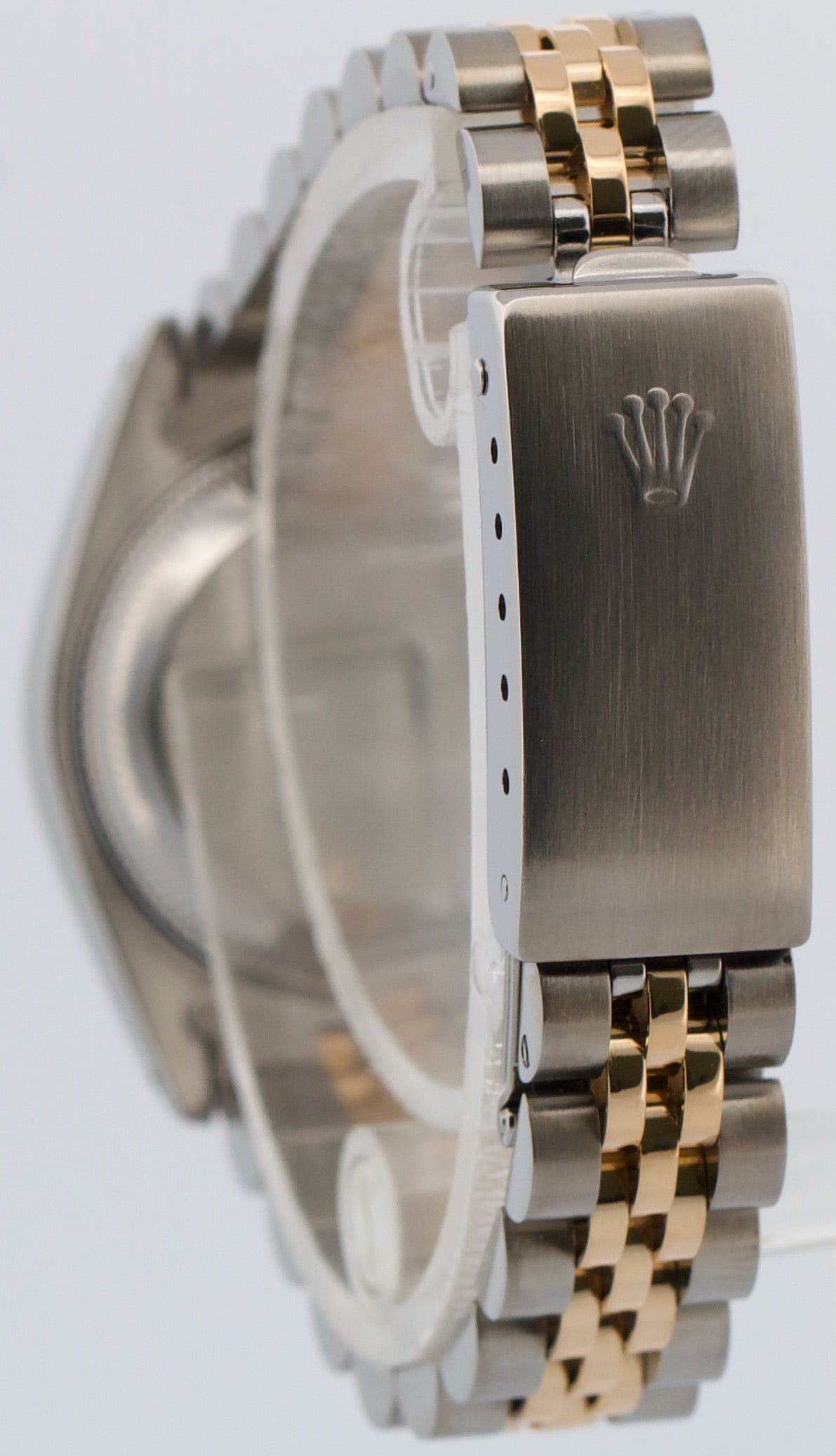 Ladies Rolex DateJust 26mm FACTORY SILVER DIAMOND 18K Gold Steel JUBILEE 69173