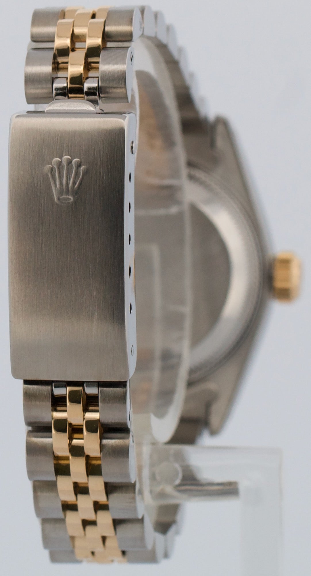 Ladies Rolex DateJust 26mm FACTORY SILVER DIAMOND 18K Gold Steel JUBILEE 69173