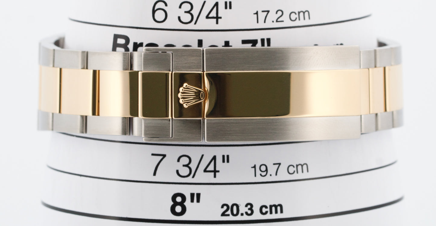 Rolex Sea-Dweller 43mm BLACK Two-Tone 18K Yellow Gold Steel Ceramic Watch 126603