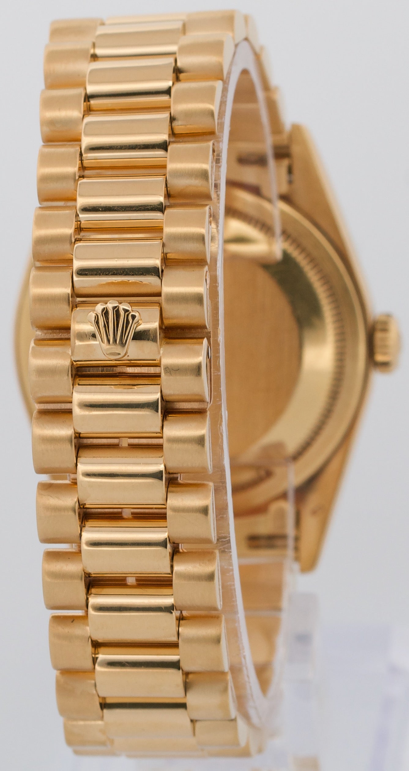 Rolex Day-Date President CHAMPAGNE 36mm 18K Yellow Gold Fluted 18238 Watch