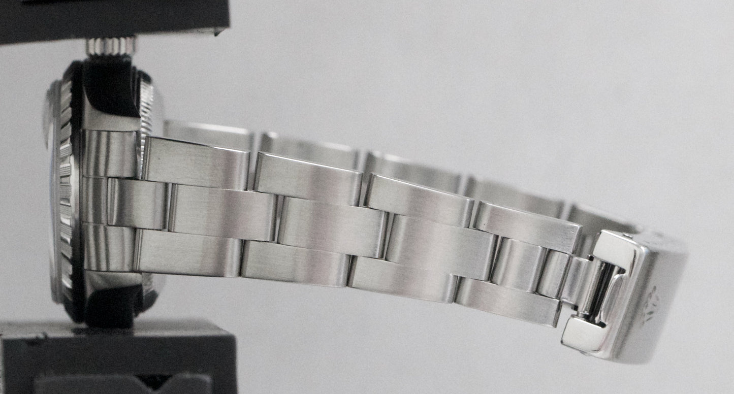 PAPERS Ladies Rolex DateJust BLUE ROMAN 26mm Engine-Turned Steel 79240 Watch BOX