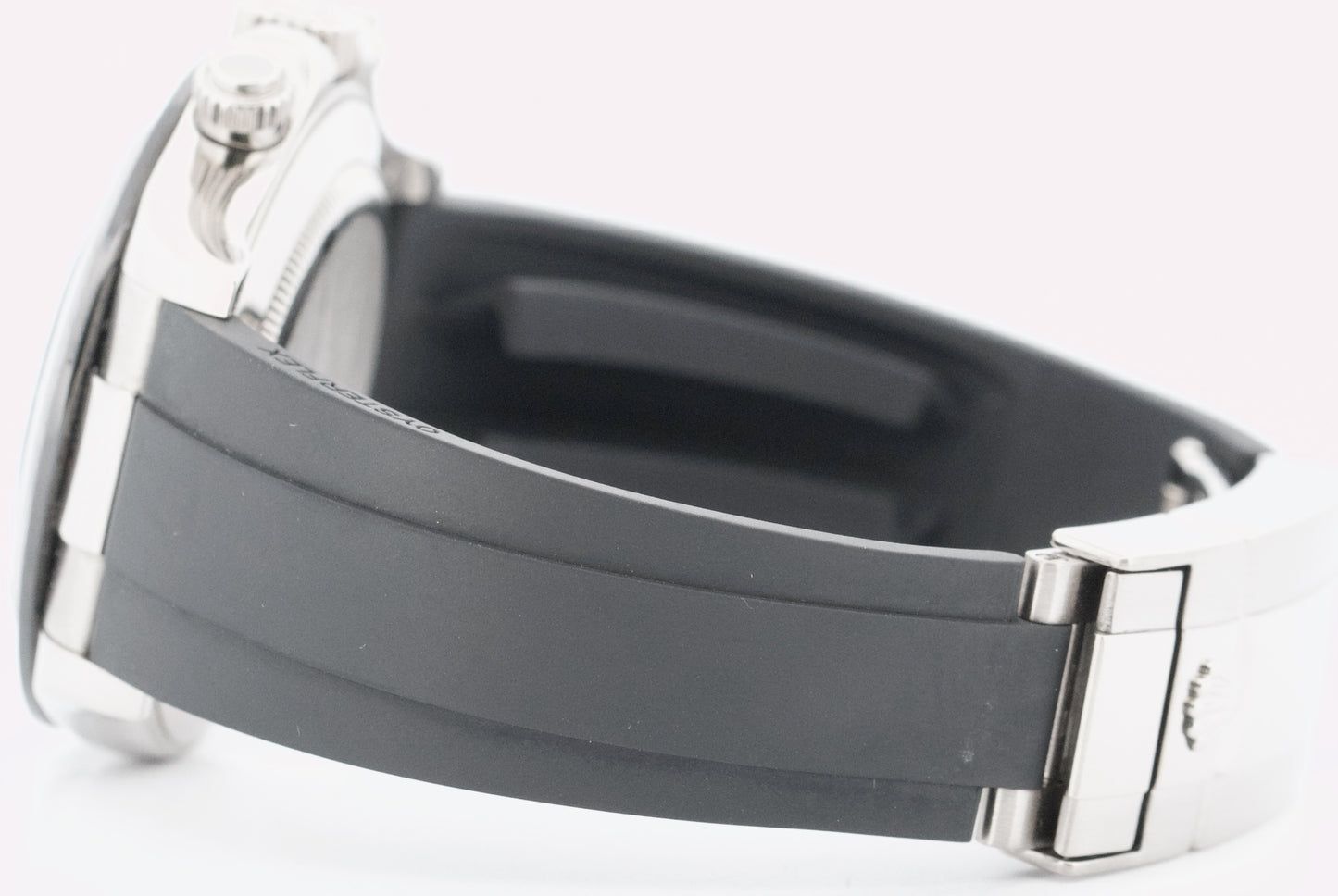 Rolex Daytona SILVER GHOST 18K White Gold OYSTERFLEX Rubber 40mm 116519 LN BOX