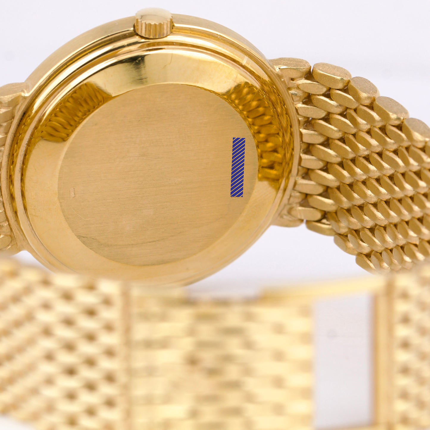 Audemars Piguet Day-Date OWL 33mm White 18K Yellow Gold Automatic Watch 25574BA