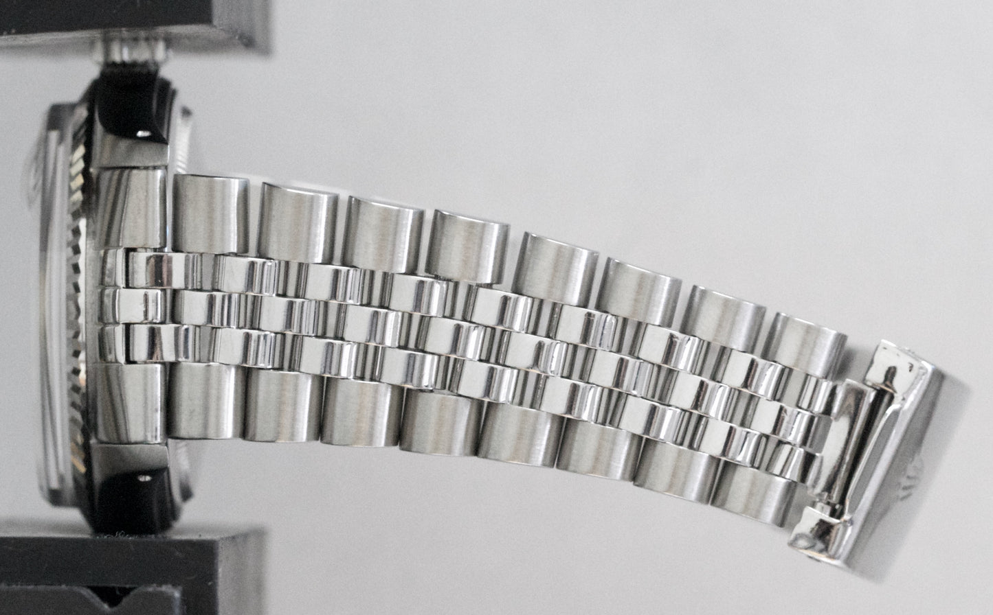 Rolex DateJust 36mm SILVER Stainless Steel 18K White Gold JUBILEE Fluted 16014