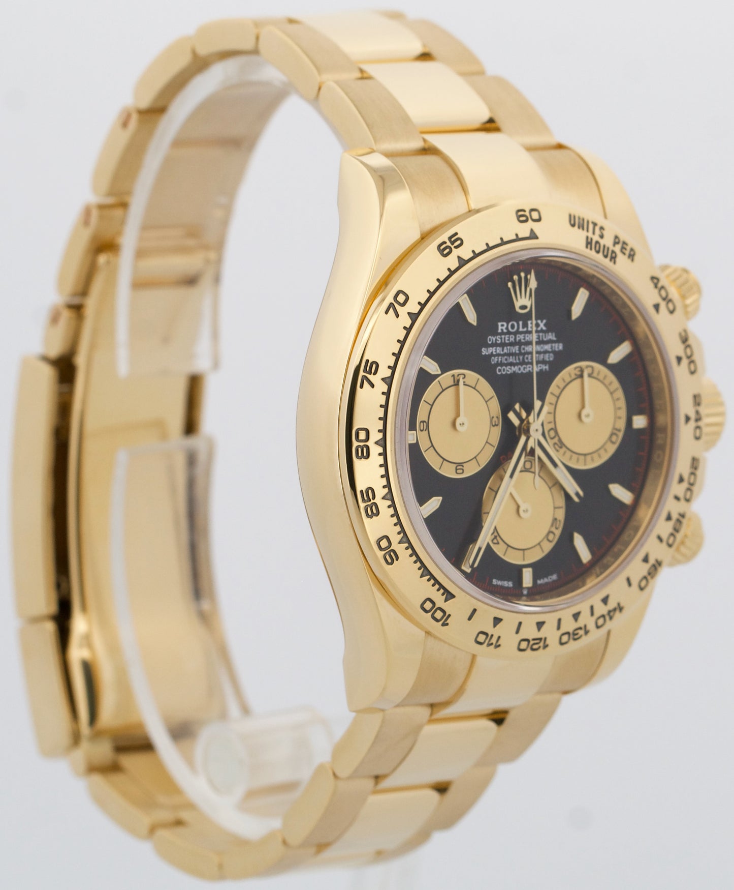 2023 PAPERS Rolex Daytona 40mm Black NEWMAN 18K Yellow Gold 126508 Watch BOX