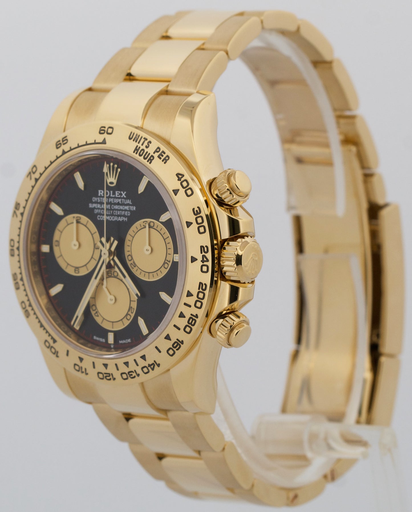 2023 PAPERS Rolex Daytona 40mm Black NEWMAN 18K Yellow Gold 126508 Watch BOX