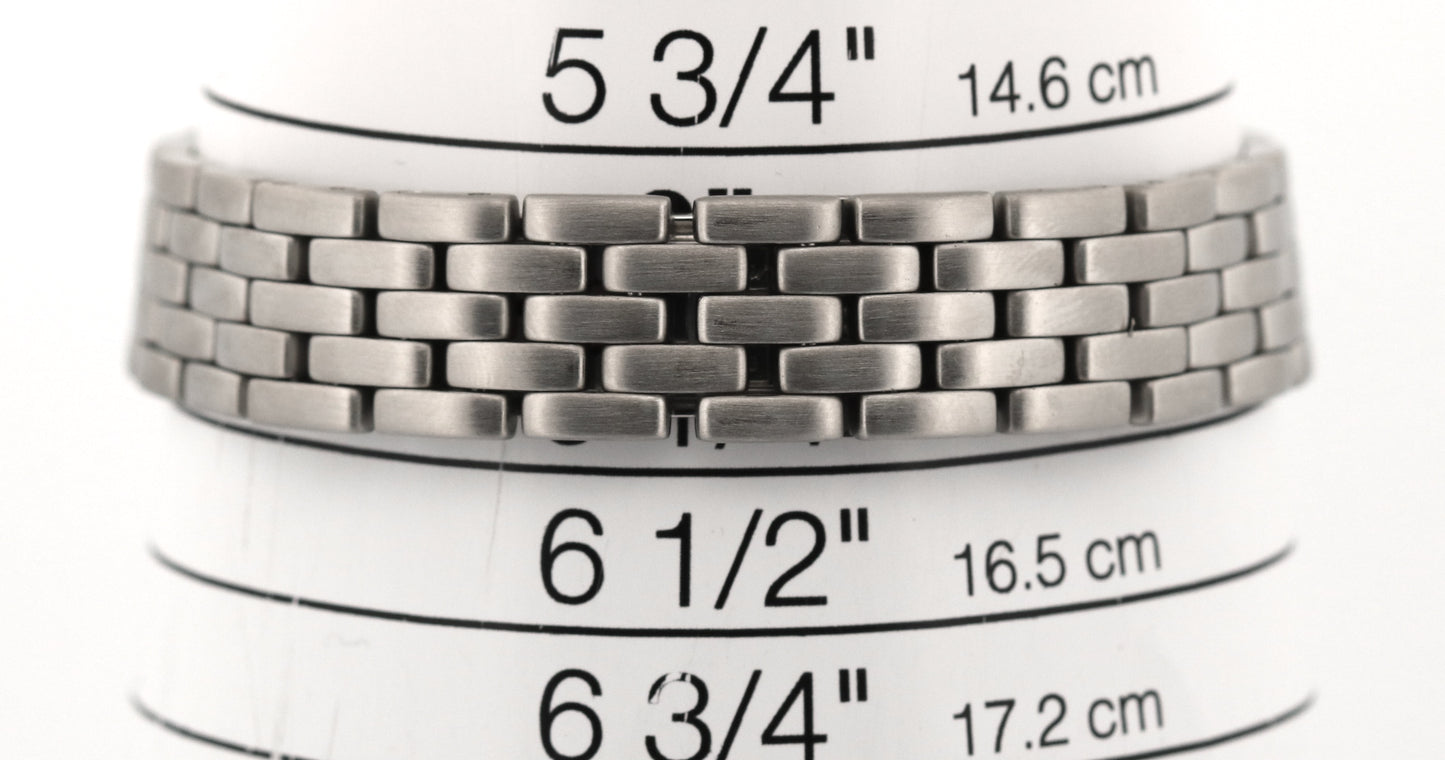 Ladies Cartier Panthere Stainless Steel DIAMOND Roman 22mm Quartz 1320 W25033F5