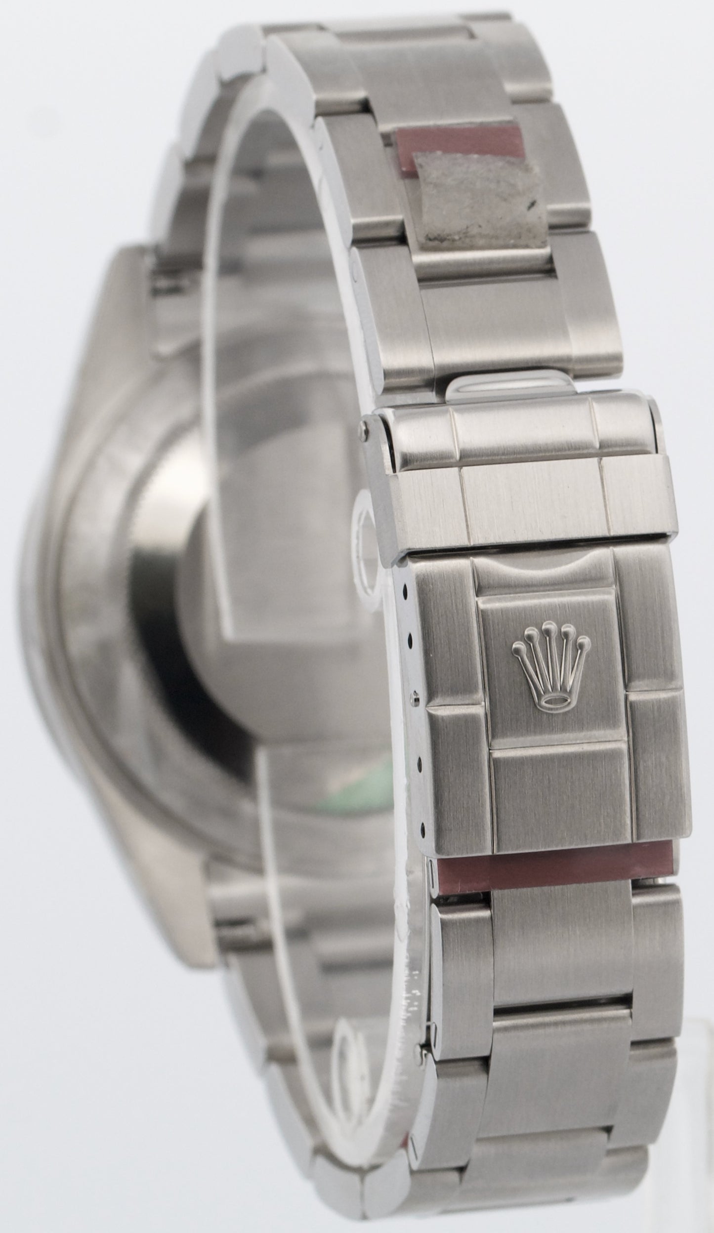 NOS STICKERED Rolex Explorer II 40mm 3186 BLACK Red Steel REHAUT 16570 Watch