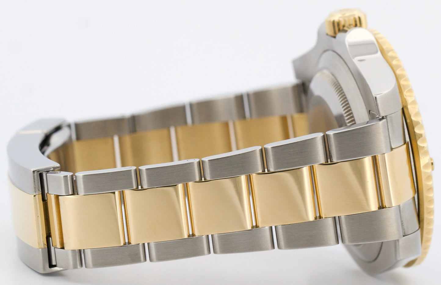 Rolex Submariner BLUE 40mm Ceramic 18K Yellow Gold Two-Tone Steel 116613 LB BOX