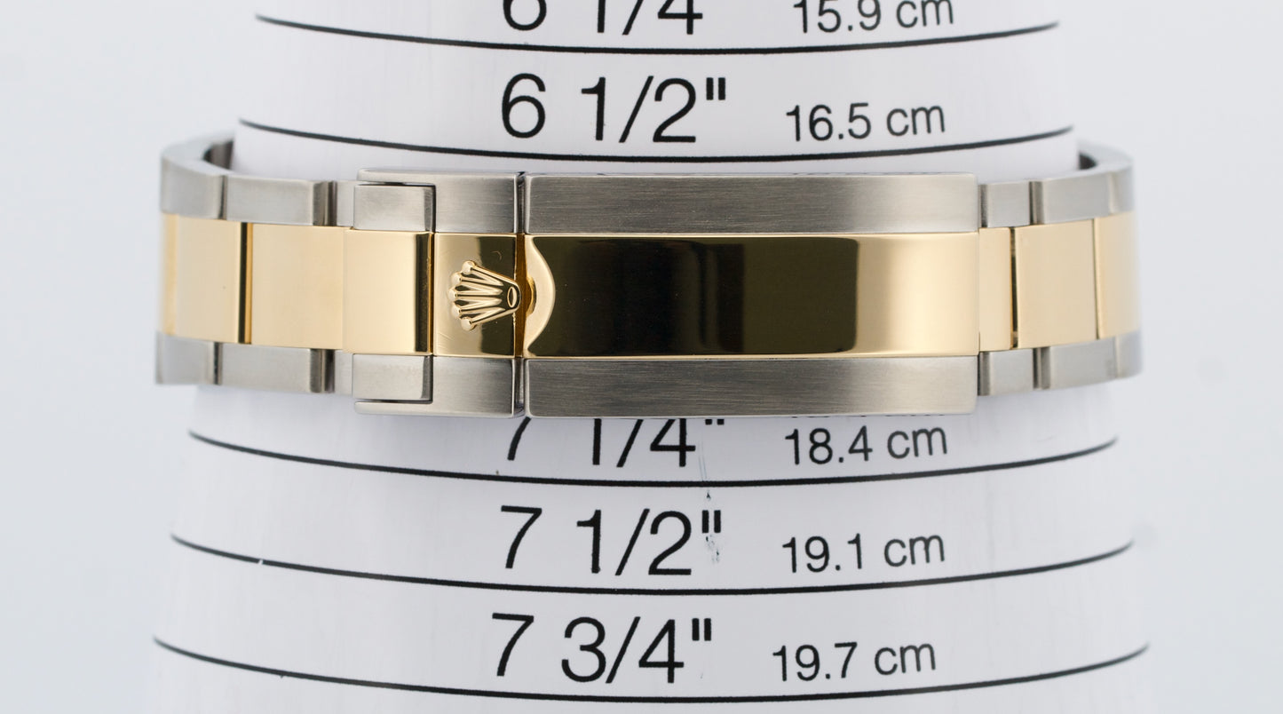 Rolex Submariner BLUE 40mm Ceramic 18K Yellow Gold Two-Tone Steel 116613 LB BOX