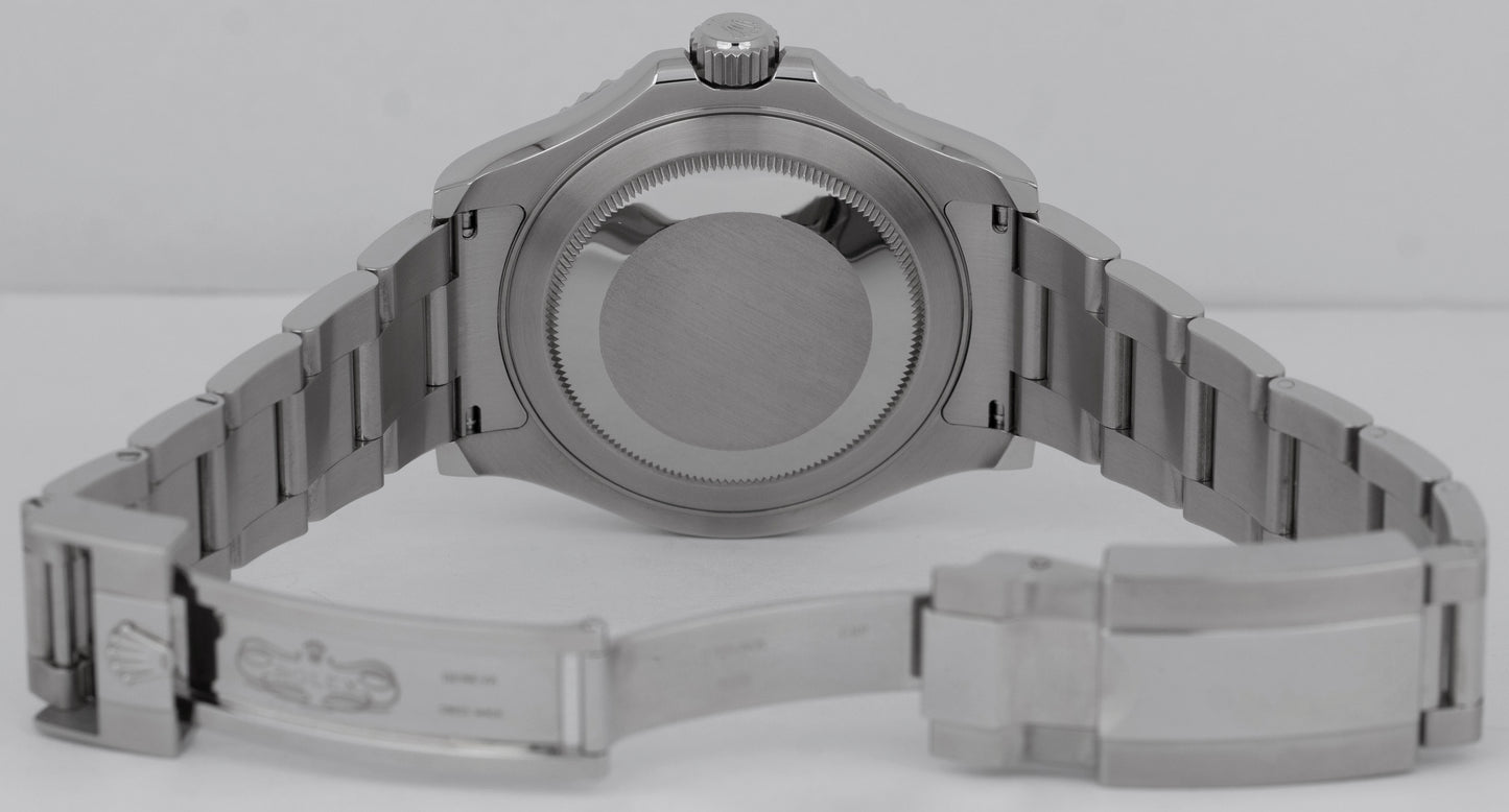 MINT Rolex Yacht-Master PAPERS Steel Platinum Stainless Steel 40mm 116622 B+P