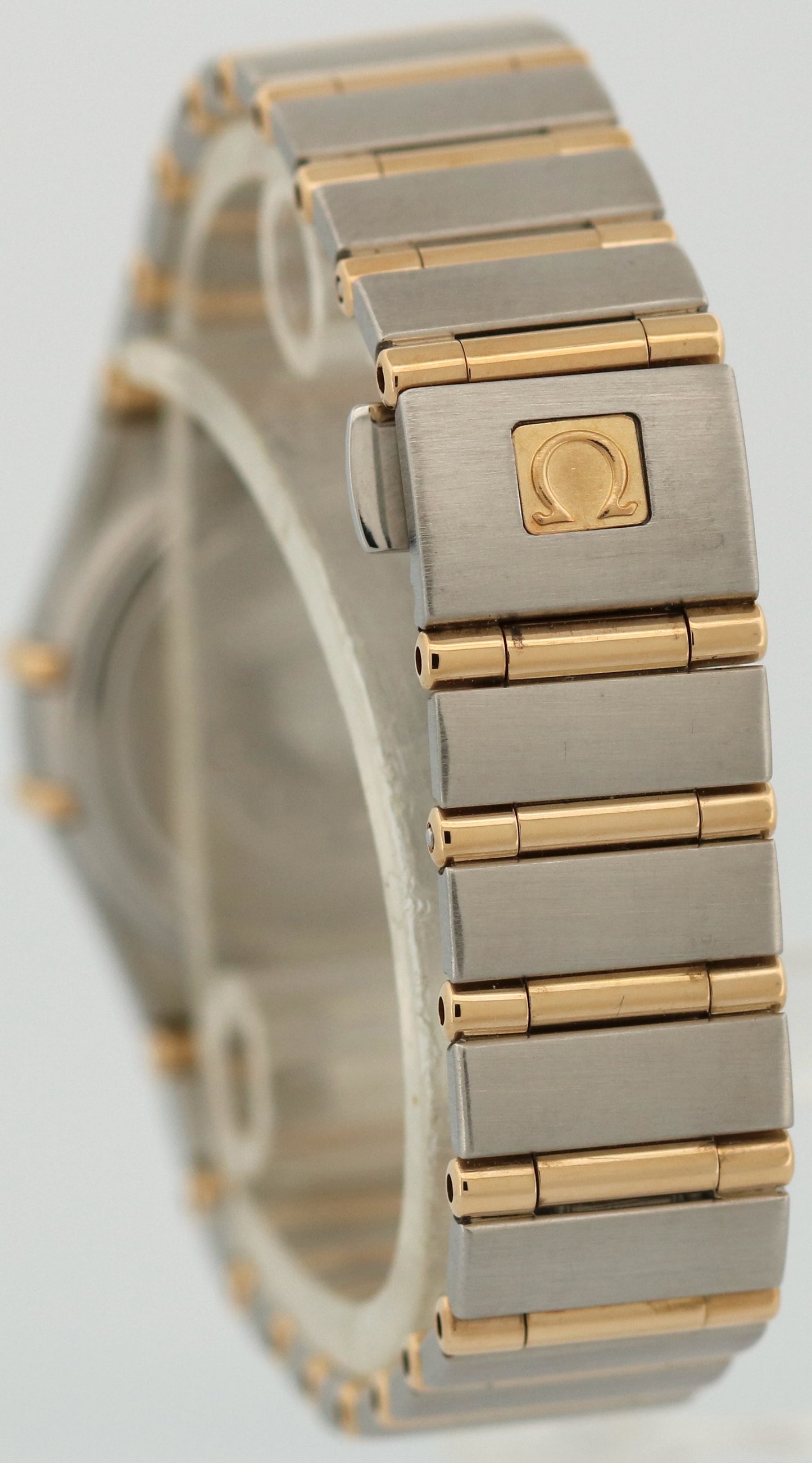 Omega Constellation Two-Tone 18k Gold Steel MOP DIAMOND Quartz 23mm 1267.75.00
