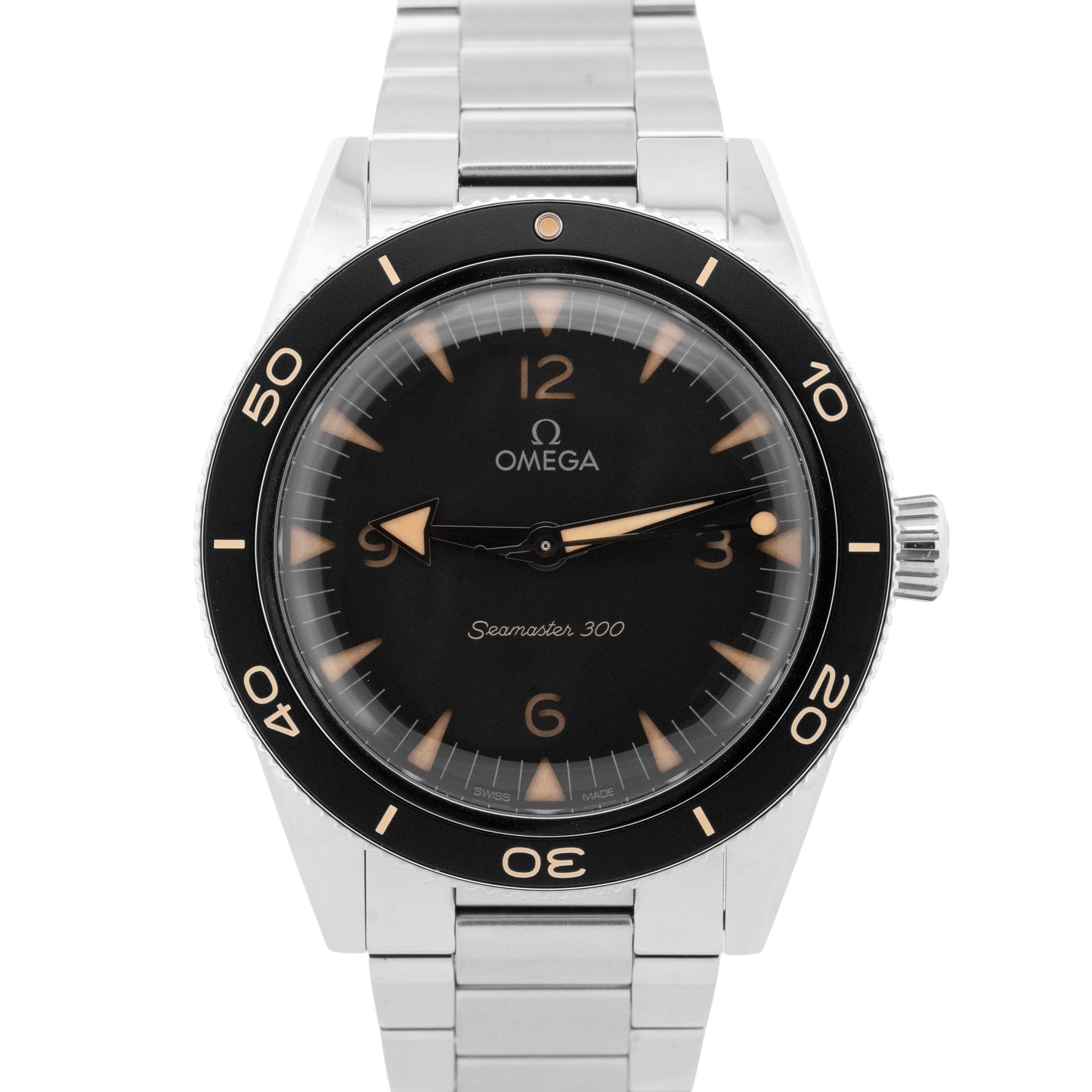 BRAND NEW Omega Seamaster Black 234.30.41.21.01.001 41mm Steel Dive Watch BOX