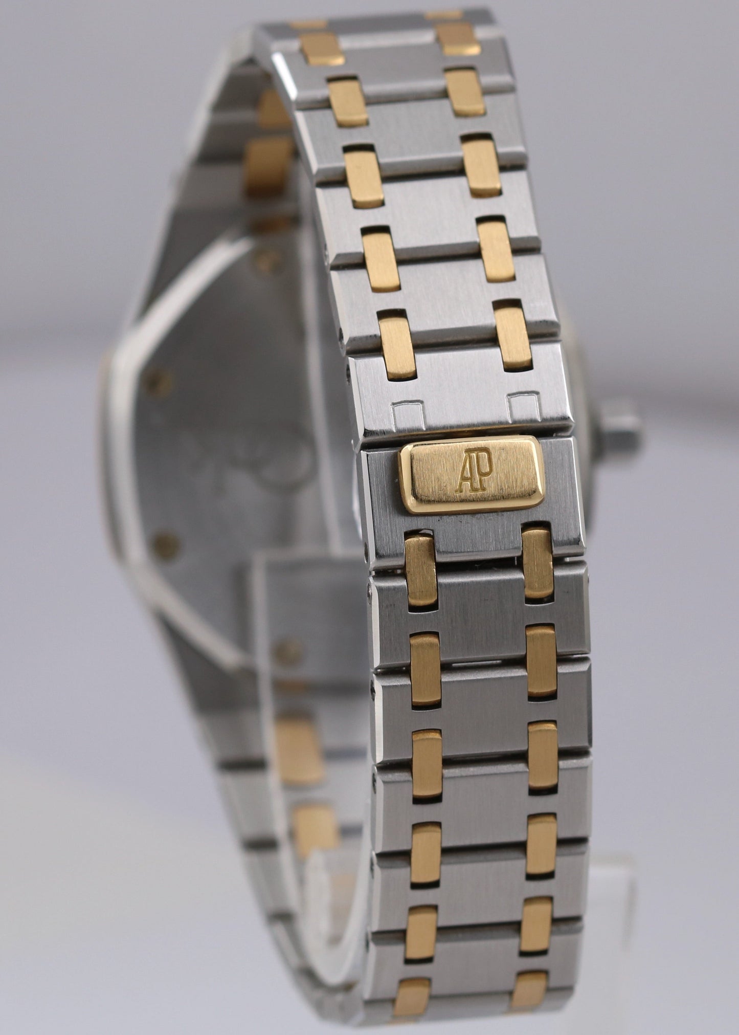 Audemars Piguet Royal Oak 36mm 18K Yellow Gold Steel Gray Date 14790SA Watch