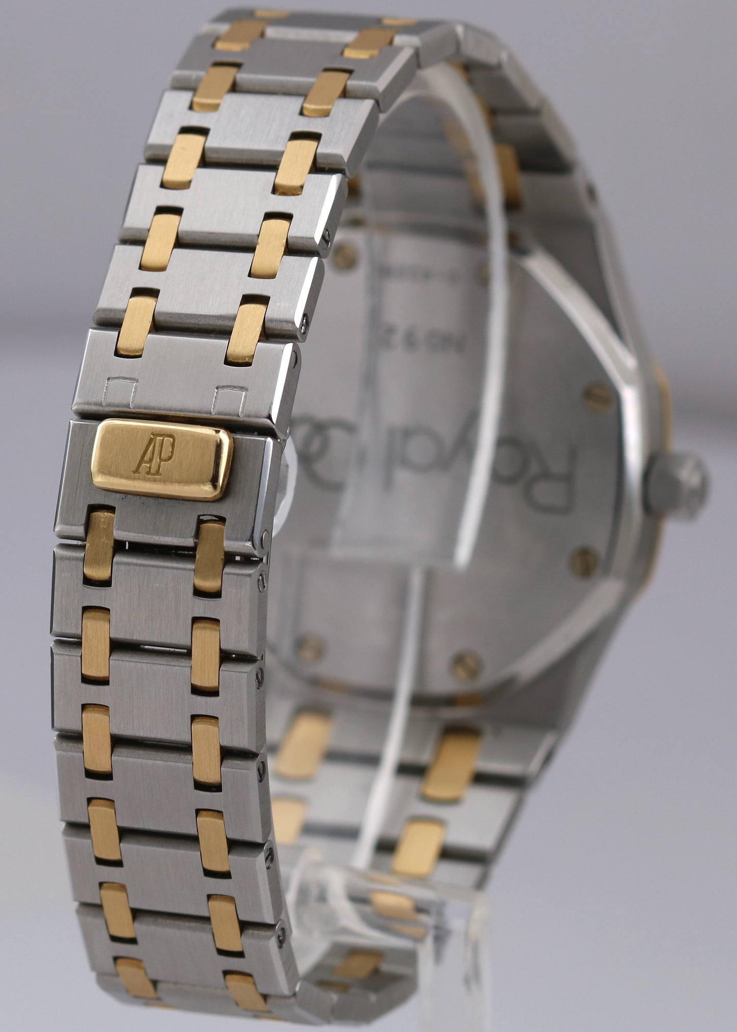 Audemars Piguet Royal Oak 36mm 18K Yellow Gold Steel Gray Date 14790SA Watch