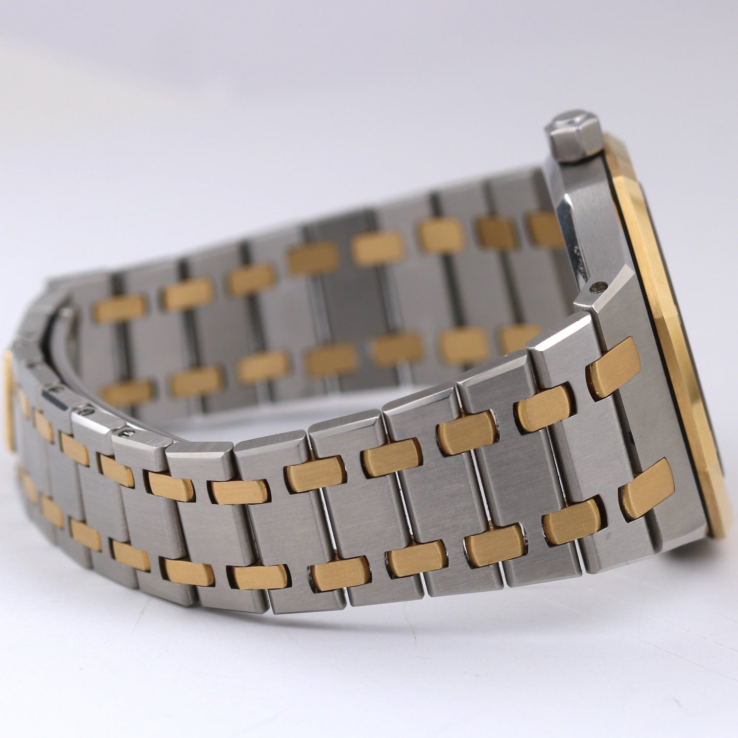Audemars Piguet Royal Oak 36mm 18K Yellow Gold Steel Gray Date 14790SA Watch