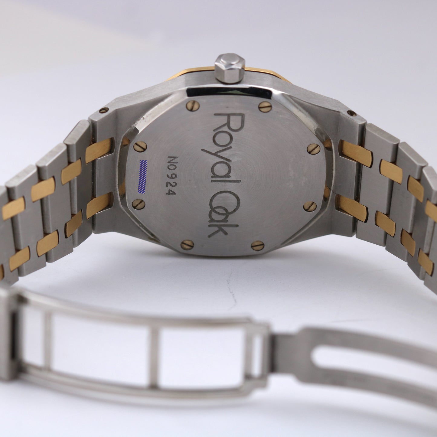Audemars Piguet Royal Oak 36mm 18K Yellow Gold Steel Gray Date 14790SA Watch