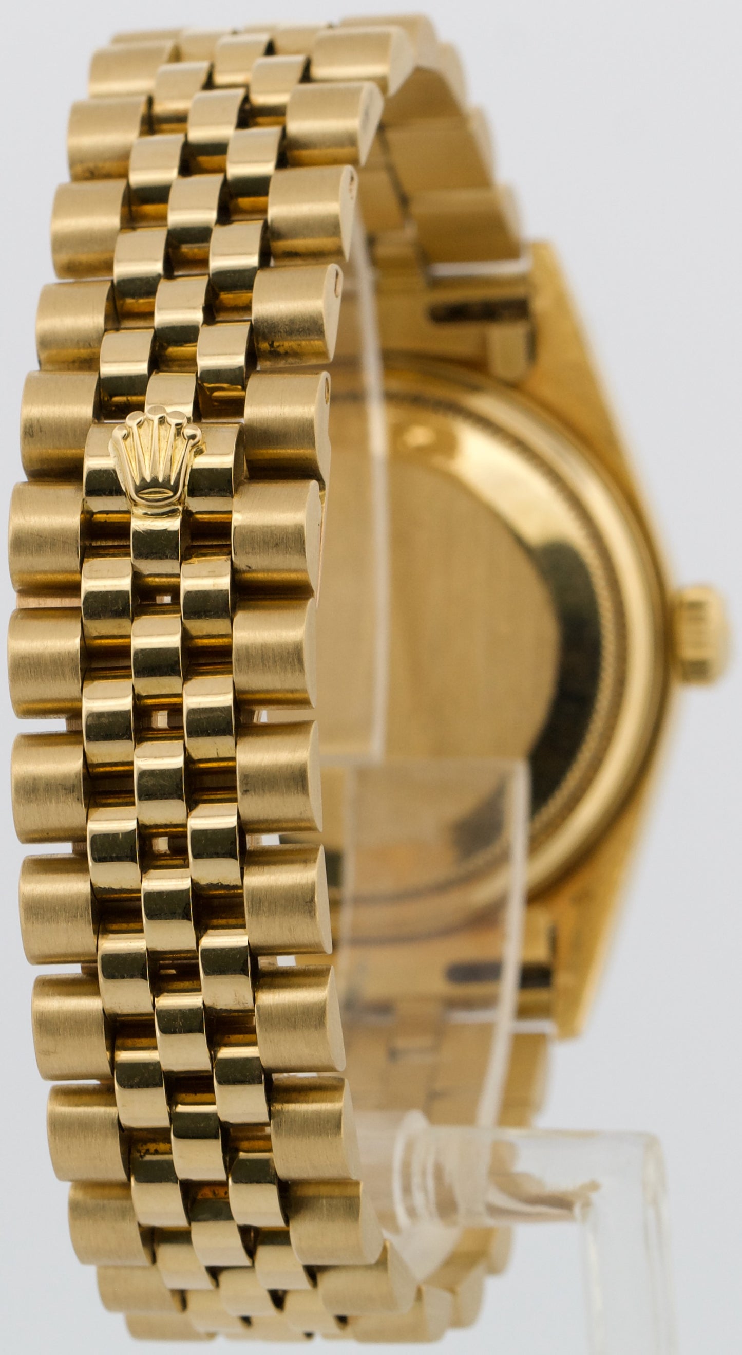 VINTAGE 1986 Rolex DateJust 36mm CHAMPAGNE DIAMOND 18K Yellow Gold JUBILEE 16018