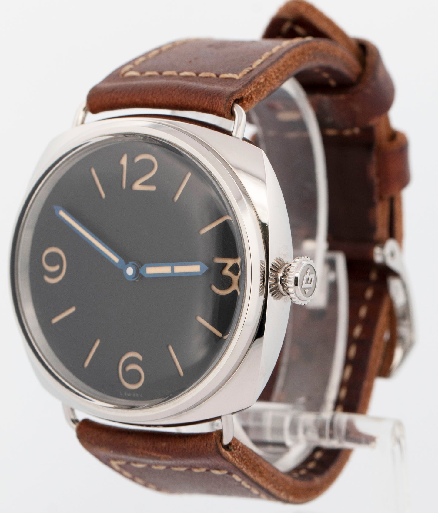 PAPERS Panerai Radiomir 3 Days 47mm Acciaio Anonimo Steel Watch PAM00721 BOX