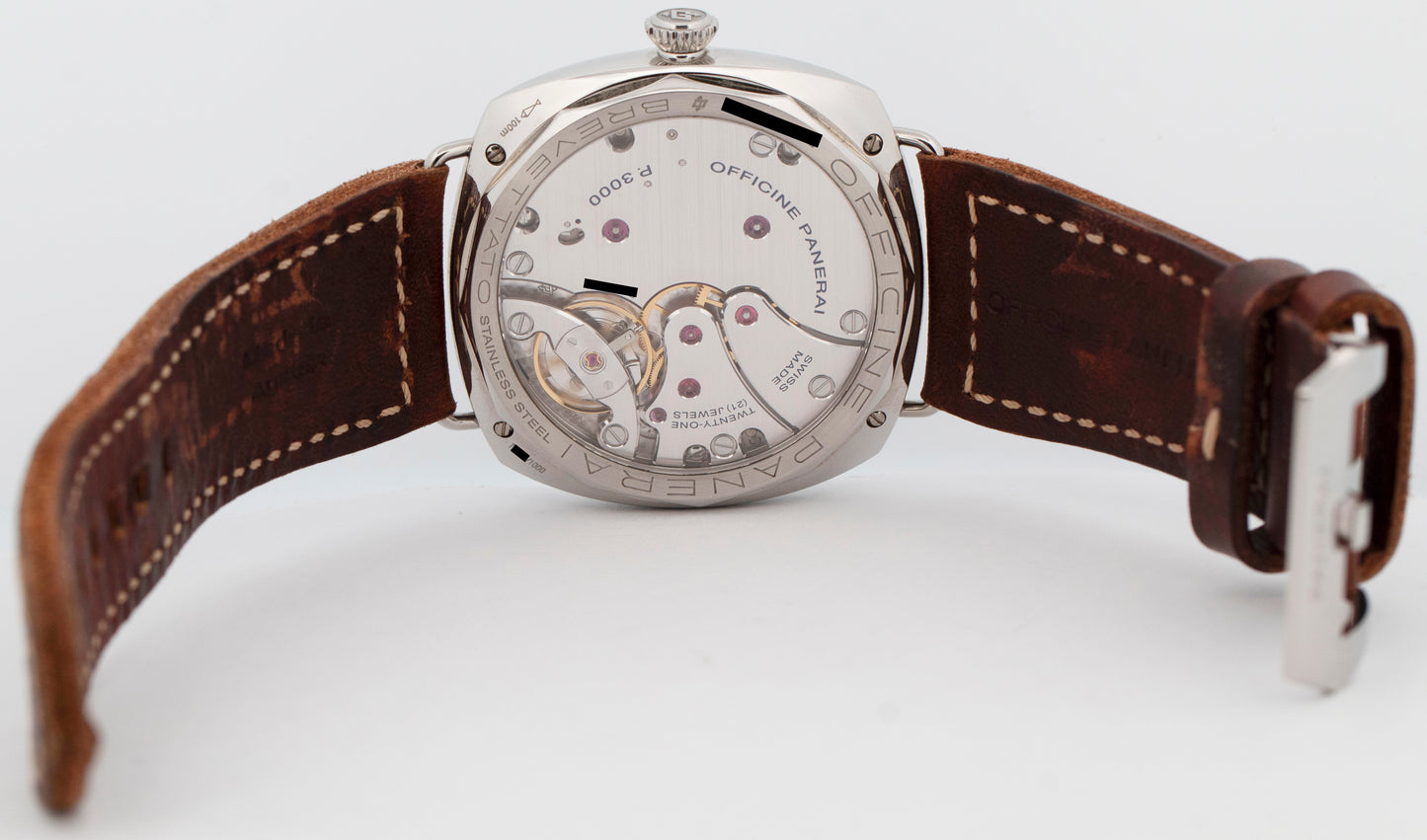 PAPERS Panerai Radiomir 3 Days 47mm Acciaio Anonimo Steel Watch PAM00721 BOX