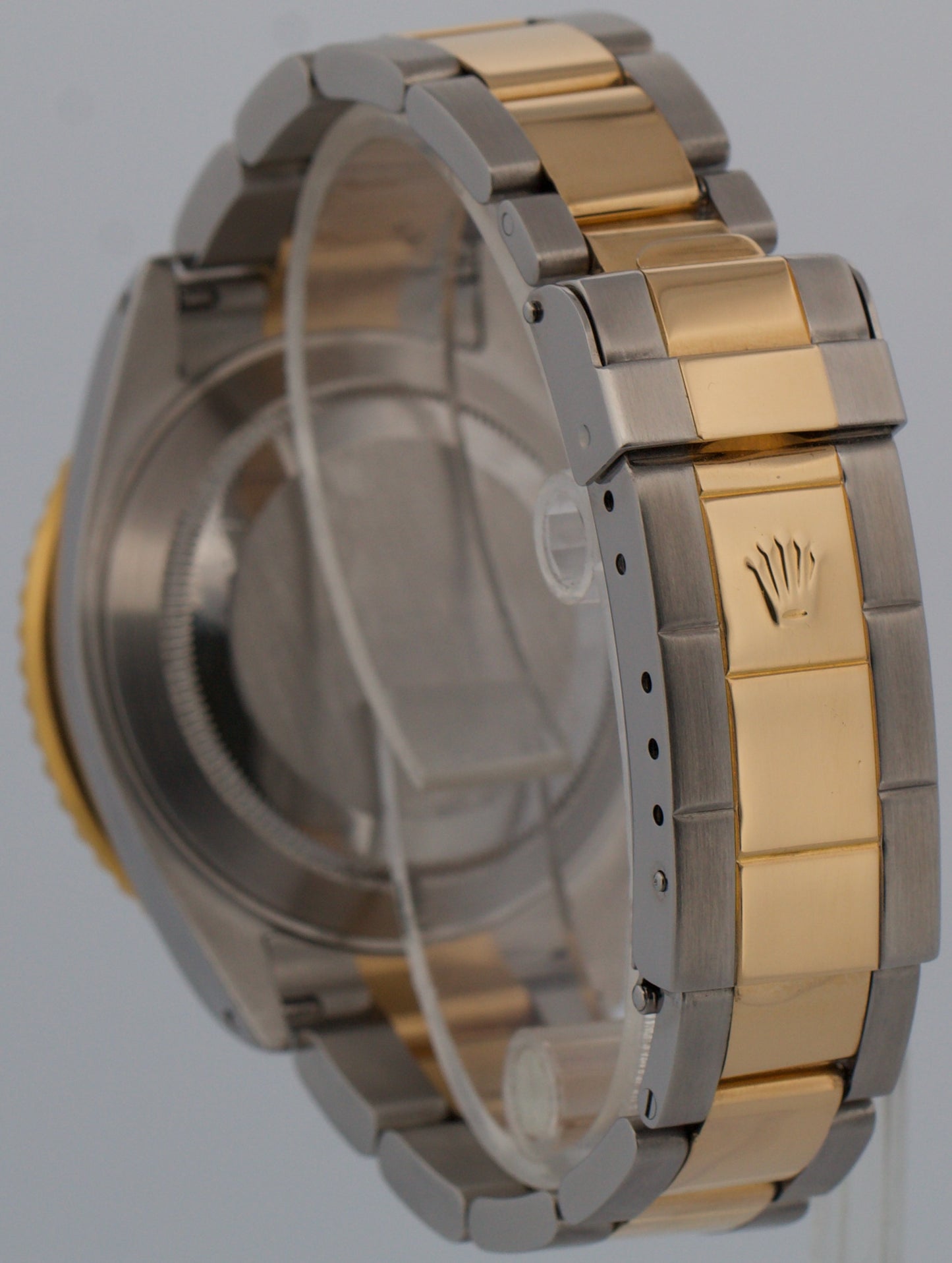 Rolex Submariner Date 40mm Patina FACTORY RHODIUM SERTI Diamond 18K Steel 16613